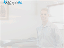 Tablet Screenshot of besimplywell.com